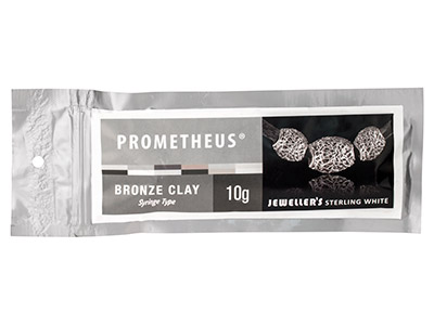 Pasta De Bronce Blanco De Ley De Prometheus Jewellers, Jeringa De 10gcon 3 Puntas
