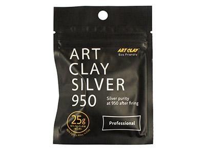 Arcilla De Plata De La Coleccin Art Clay Silver 950 25g