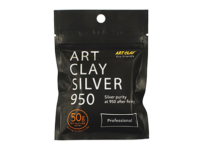 Arcilla Para Arte En Pasta De Plata950, Bolsa De 50g