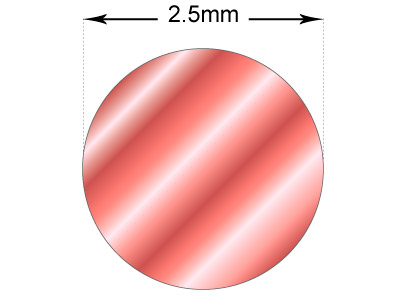 Hilo De Cobre Redondo Tratado A Partir De Un Proceso De Recocido 2.5mm X 3m - Imagen Estandar - 2