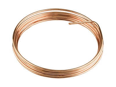 Alambre De Cobre Recocido Redondo De 2,00 mm, Bobina De 3 Metros - Imagen Estandar - 1