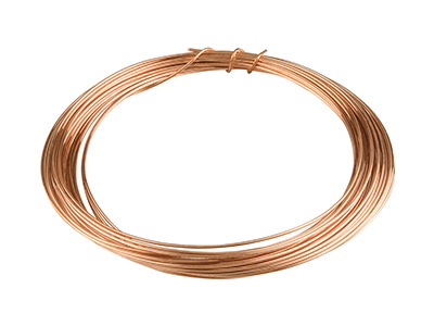 Alambre De Cobre Recocido Redondo De 1,00mm, Bobina De 7,50 Metros