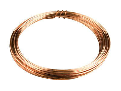 Alambre Cuadrado De Cobre Recocido De 1,00 mm, Bobina De 7,50 Metros - Imagen Estandar - 1