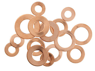 Bases De Cobre De Forma Circular, Paquete De 15, 14-20 MM X 1 MM