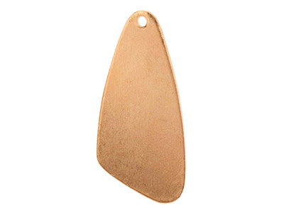 Troquel De Cobre, Troquel De Lágrima Asim{trica Perforada Con 1 Orificio, 39 X 19 mm, Bolsa De 6 - Imagen Estandar - 2