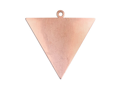 Bases De Cobre Con Forma De Triángulo, Paquete De 6, 35 MM X 0,9 MM Triángulo Invertido
