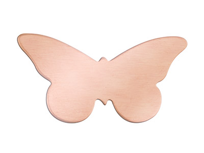 Pieza En Bruto De Cobre, Forma De Mariposa 35 X 18 X 0,90 mm, Bolsa De6 - Imagen Estandar - 1