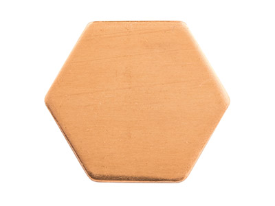 Troquel De Cobre, Blanco Hexagonal De 18 X 20 mm, Bolsa De 6 - Imagen Estandar - 2