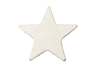 Blanco De Aluminio, Estrella 22,30 X 0,80mm, Impressart, Bolsa De 18
