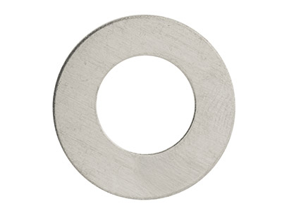 Arandelas Sin Grabar De Aluminio 25.4mm X 1.3mm, Paquete De 13 - Imagen Estandar - 1