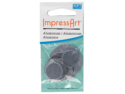 Piezas En Bruto De Aluminio, Piezasen Bruto Redondas De 20 a 38 mm, I Mpressart, Bolsa De 9 - Imagen Estandar - 3