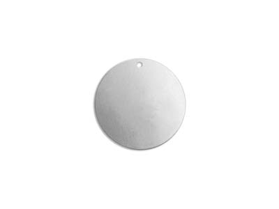 Ebauche De Aluminio, Disco Redondo Perforado Con 1 Agujero, 19 Mm, Impressart, Bolsa De 15 Orificio - Imagen Estandar - 1