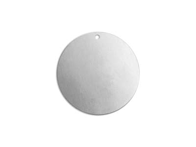 Pieza En Bruto De Aluminio, Disco Redondo Perforado Con 1 Orificio, 25 mm, Impressart, Bolsa De 11 - Imagen Estandar - 1