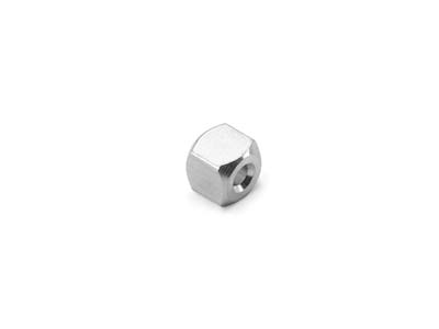 Pieza En Bruto De Aluminio, Cubo Perforado Con 1 Orificio, 6 mm, Impressart, Bolsa De 7 - Imagen Estandar - 1