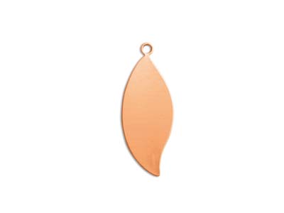 Ebauche De Cobre, Pendentif Feuille27 Mm, Impressart, Bolsa De 6