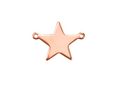 Base De Cobre Para Estampado Con Forma De Estrella Impressart, 16mm, Paquete De 6
