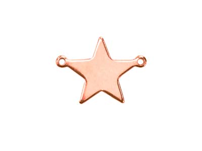 Base De Cobre Para Estampado Con Forma De Estrella Impressart, 16mm, Paquete De 6