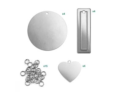 Surtido De Flanes De Piezas Base Impressart, Aluminio, Bolsa De 27 - Imagen Estandar - 3