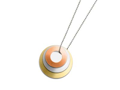 Blancos Impressart, Rondelles, Tamaños Variados Y Metal, Paquete De 3