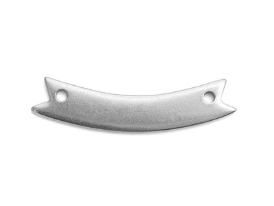 Impressart Pewter Banner 44.5x9.5x1.3mm Sb Pk 2