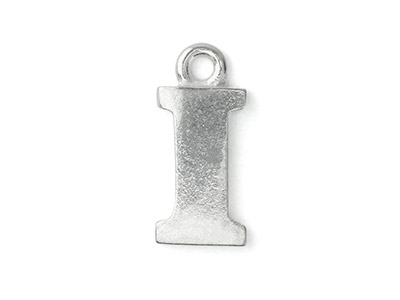 Impressart Pewter I Letter Charm 19.1x1.3mm Sb