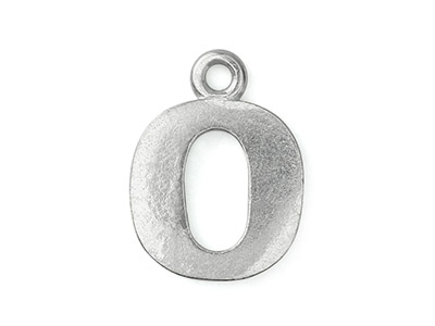 Impressart Pewter O Letter Charm 19.1x1.3mm Sb - Imagen Estandar - 1