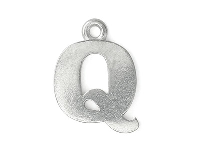 Impressart Pewter Q Letter Charm 19.1x1.3mm Sb - Imagen Estandar - 1