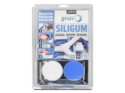 Pasta De Silicona Para Moldear Arcilla De Plata, Siligum, 300 g - Imagen Estandar - 1