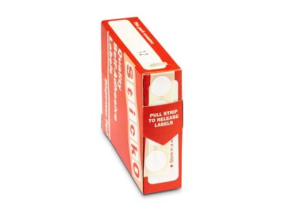 Etiquetas Adhesivas Redondas Para Precios, De Color Blanco, Caja De 1000, 12 MM - Imagen Estandar - 2