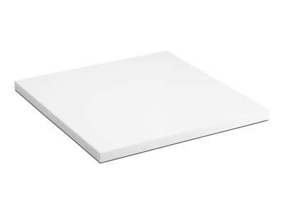 Expositor De Joyas Cuadrado, Acrlico Blanco Brillante