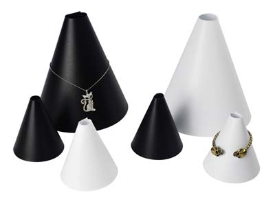 Expositor De Collares, Cono Negro - Imagen Estandar - 3