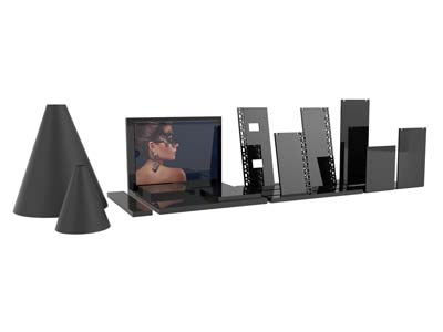 Expositor De Collares, Cono Negro - Imagen Estandar - 4