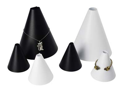 Expositor De Pulseras, Cono Negro - Imagen Estandar - 3