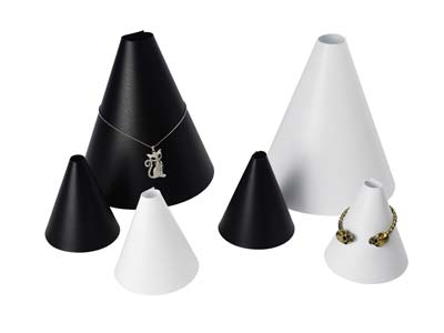Expositor De Pulseras, Cono Blanco - Imagen Estandar - 3