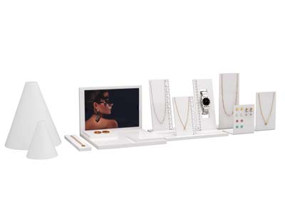 Expositor De Pulseras, Cono Blanco - Imagen Estandar - 5
