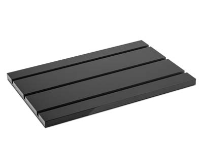 Expositor De Collares Base, Modelo Pequeño, Acrlico Negro Brillante