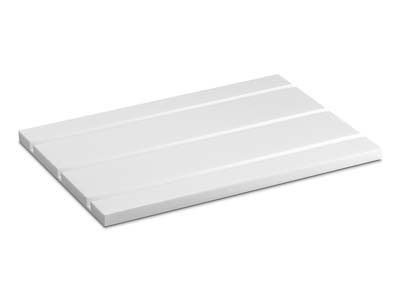 Expositor De Collares Base, Modelo Pequeño, Acrlico Blanco Brillante