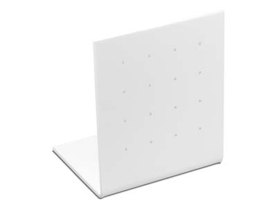 Expositor De Pendientes, Acrlico Blanco Brillante