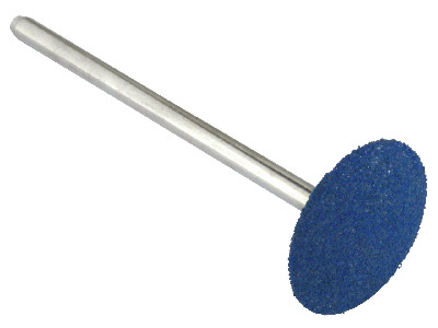 Fresa De Caucho Eveflex, Azul 508 -grano Grueso, En Un Mango De 2,34 MM