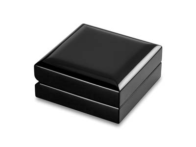 Caja Para Colgante O Pendientes Colgantes, Madera Negra - Imagen Estandar - 2
