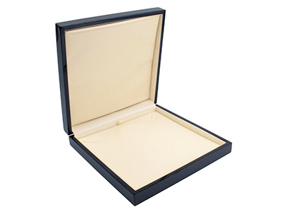 Caja De Madera Negra Para Collar - Imagen Estandar - 2