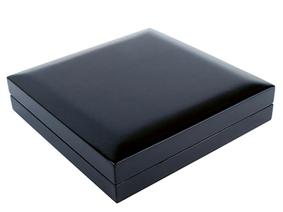 Caja De Madera Negra Para Collar - Imagen Estandar - 3