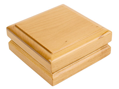 Caja Para Colgante O Pendientes Colgantes, Bois Clair - Imagen Estandar - 3