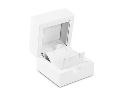 Caja Para Pendientes, Madera Color Blanco - Imagen Estandar - 4