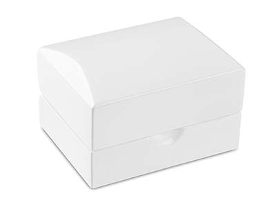 Caja Para 2 Anillos, Madera De Color Blanco - Imagen Estandar - 2