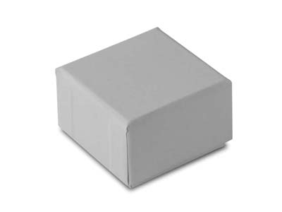 Caja Para Anillos, Goma Gris De Tacto Suave - Imagen Estandar - 2
