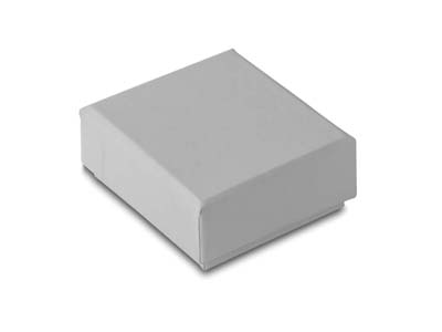 Caja Para Pendientes, Goma Gris - Imagen Estandar - 2