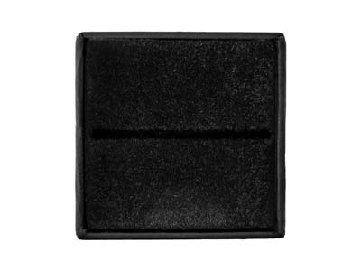 Caja Para Anillos, Acabado Goma Negro - Imagen Estandar - 4