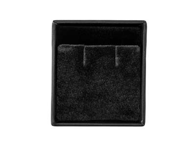 Caja Para Pendientes, Acabado Negrogomoso - Imagen Estandar - 4