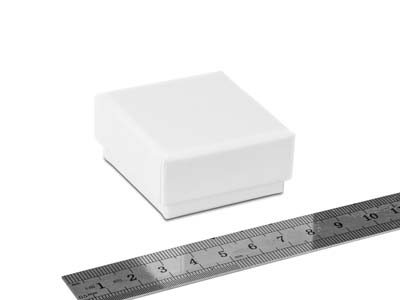 Caja Para Pendientes, Goma Blanca - Imagen Estandar - 3
